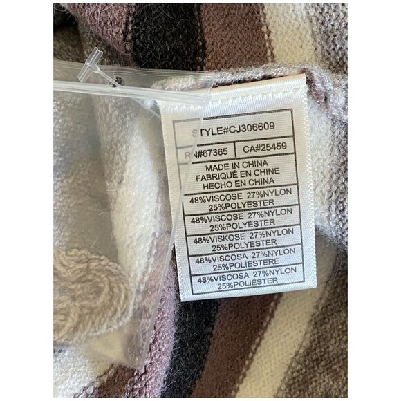 Cupcakes and Cashmere Sweater NWOT Amour Striped Pullover Women's Size M - Picture 11 of 11